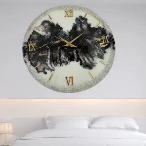 Black Shade Resin Wall Clock